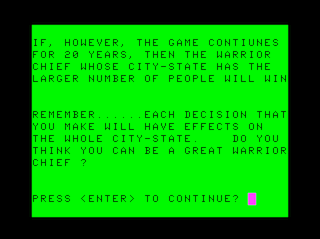 Warrior intro screen #4