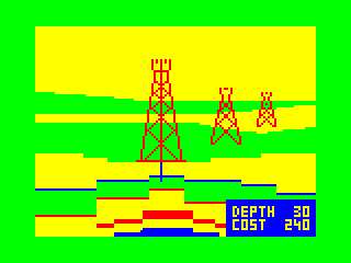 Wildcatting game screen 1