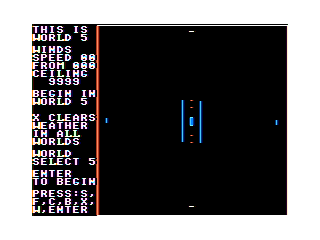 Worlds of Flight world #5 map screen