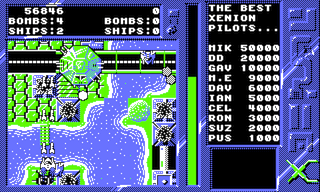 Xenion game screen #6 (with a mothership)